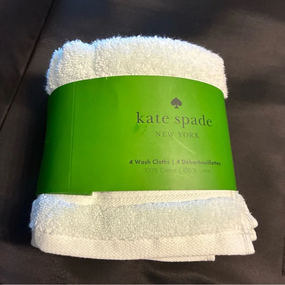 Light blue Kate spade Cotton Wash Cloths Set